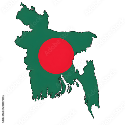 bangladesh map flag