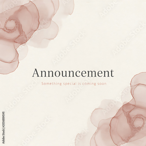 Modern Announcement Social Media Post