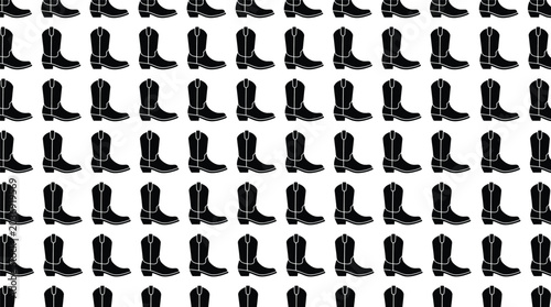 Konstfotografi Repeating black silhouette grid pattern texture for graphic design and decor inspiration