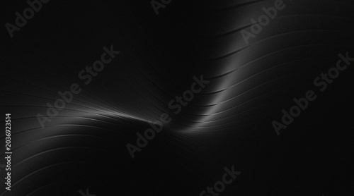 Abstract black and white smooth gradient ribbed glass backgrounds