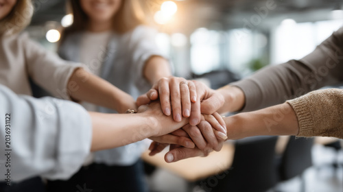 Teamwork support hand stack unity office mental health workplace teamwork and support with hand stack showing unity office culture for mental