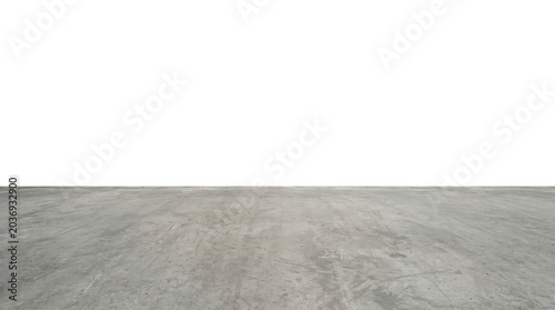 scuffed concrete floor slab transparent background