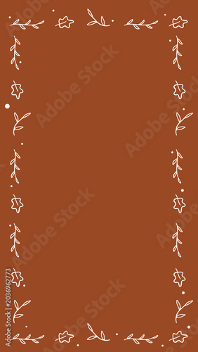 floral border for autumn wallapepr