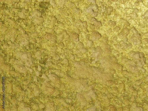 Slika na platnu Abstract golden metallic rock texture background with rugged surface