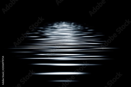 Ethereal twilight reflections on water surface create a serene ambiance.