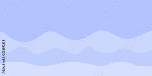 Modern blue abstract background with wavy shape and gradient for website banner or poster.
