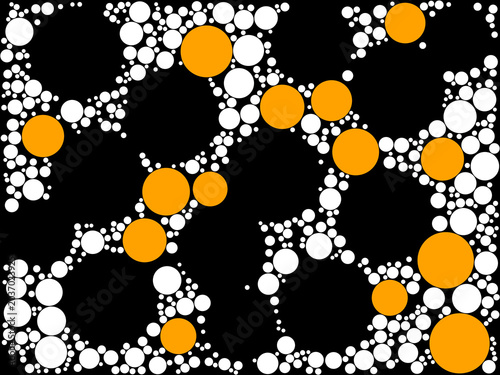 Seamless background with circles