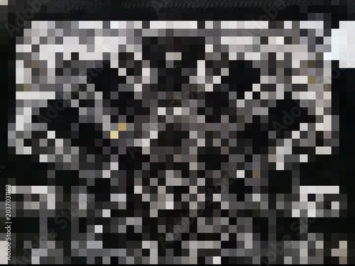 Abstract pixelated of Dark mosaic textured background. Perfect for digital art and design themes.
