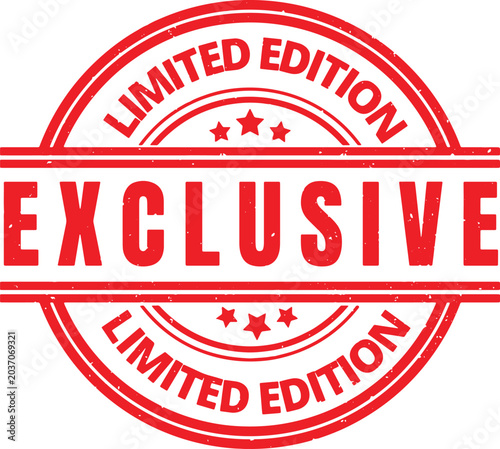 Cuadro en lienzo limited edition exclusive red rubber stamp