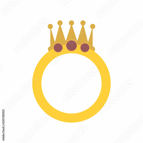 Gold ring with Royal Crown....