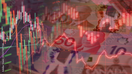 Photography Canadian currency is volatile amidst a turbulent economic, investment, and political landscape