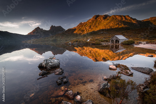 Dove Lake, Tasmania at Sunrise