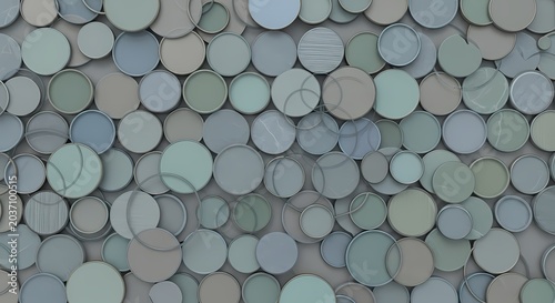 Abstract Circular Pattern Background, Muted Pastel Colors, Textured Circles, Modern Design