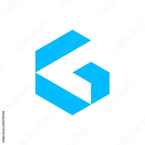 Letter G arrow creative logo design