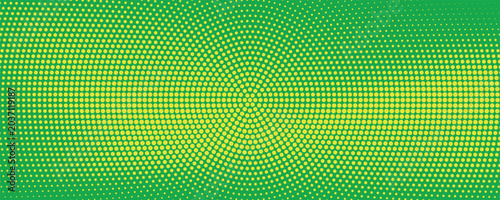 Dots halftone yellow green color pattern gradient texture modern background art