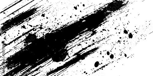 Fotografía Abstract grunge background vector with ink paint splatter texture black dirty br