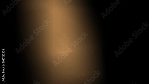 Minimal Amber Organic Light Leak Lens Flare Overlay With Soft Defocused Glow For Dark Cinematic Film Exposure Background