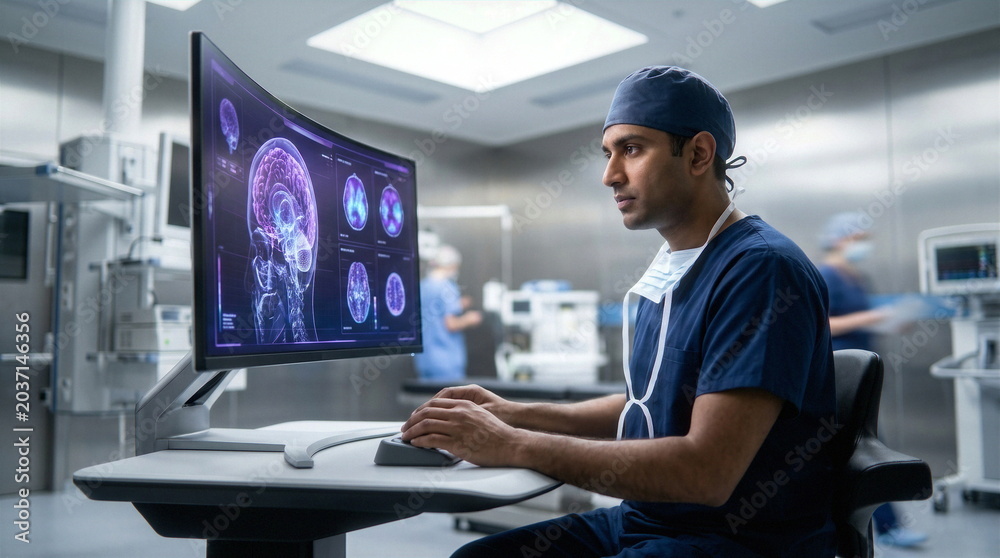 Fototapeta premium Future Healthcare and Rehabilitation Technology