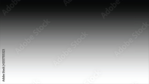 Abstract black and white linear gradient background, smooth dark grey to white transition texture vector graphic layout.