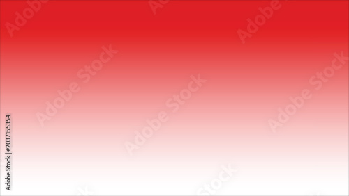 Abstract red and white linear gradient background, smooth red to white transition texture vector graphic layout.