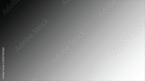 Abstract black and white diagonal gradient background, smooth dark grey to white transition texture vector graphic layout.