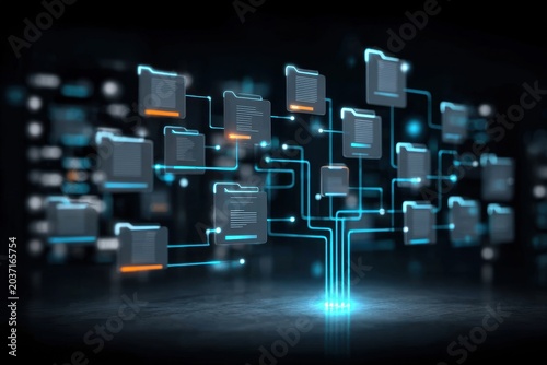 A private database helps import a folder and export info, allowing a transfer to storage for a full backup