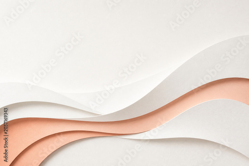 Folded paper waves background