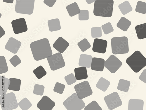 Modern Rounded Squares Pattern Bright Colorful Background