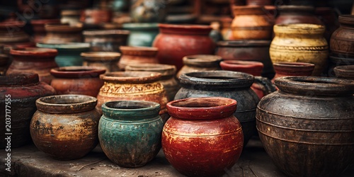 Vibrant Earthenware A Collection of Handcrafted Pottery