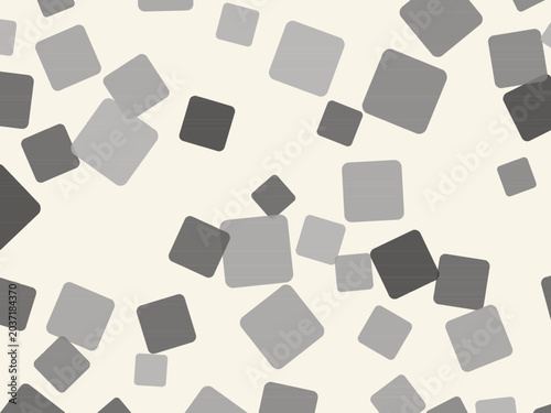 Bold Rounded Square Shapes Modern Abstract Background