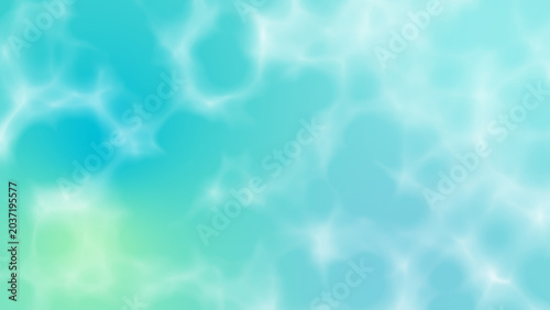 Canvastavla エメラルドグリーンの水面と波紋の背景イラスト