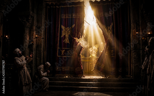 Divine Light in Ancient Temple