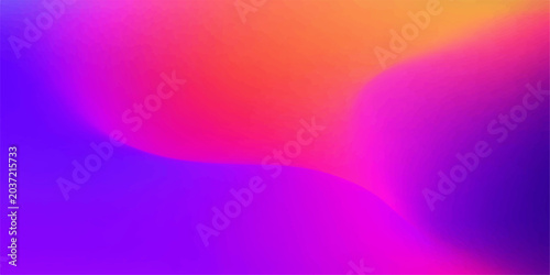 Abstract colorful purple background with smooth pink and violet waves creates a bright motion design pattern