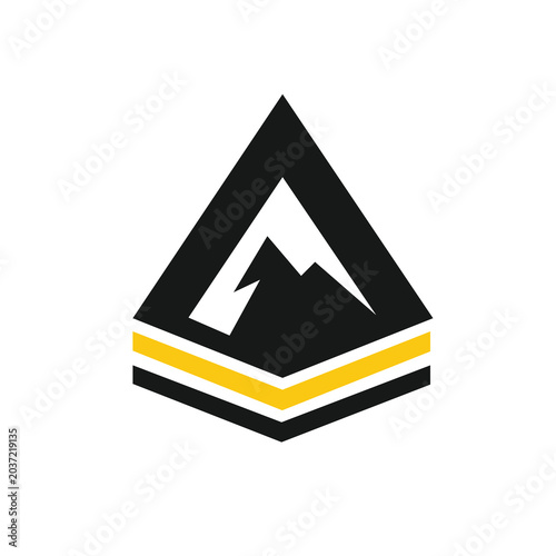 Letter A logo design illustration vector art