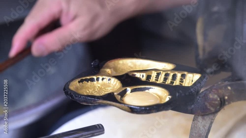 Preparazione biscotti artigianali Giapponesi a Tokyo