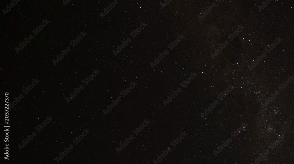 Obraz premium Clear Night Sky Filled with Countless Stars and Milky Way Galaxy