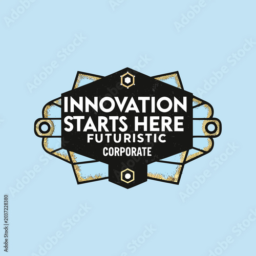 innovation starts here unique typography