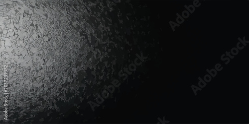 Foto Dark black gradient background with soft light from upper left gradient backgrou