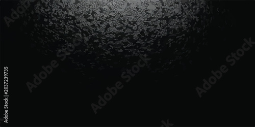 Canvastavla Minimalist black textured background with top light gradient background gradient