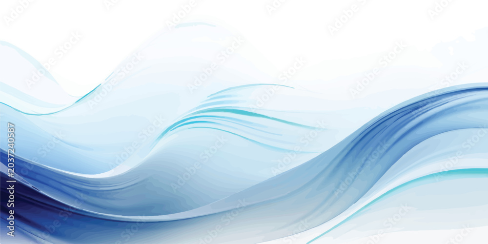 Obraz premium Abstract smooth light blue silk waves background with abstract background minimalist wallpaper softness backdrop composition creative aesthetic artistic decorative