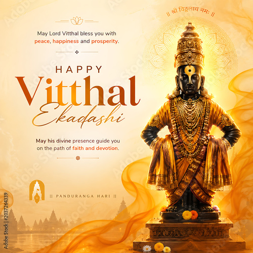 Vitthal Vithoba Pandurang of Pandharpur with Vitu Mauli Mauli Vithuraya Pandharinath Hari Vitthal and Rakhumai