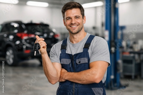 Mechanic, automotive, repair, service and workshop