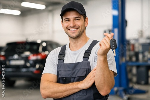 Mechanic, automotive, repair, service and workshop
