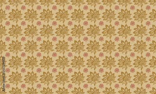 seamless pattern with flowers