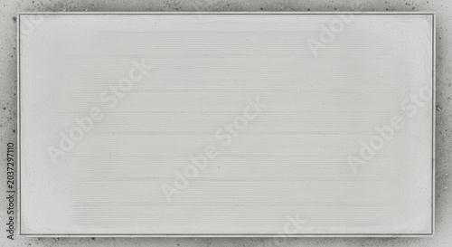 Blank white rectangular magnetic whiteboard with silver frame.