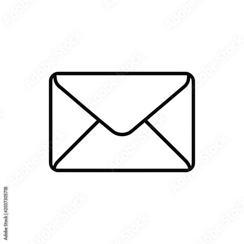 mail envelope icon vector