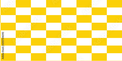 PrintCheckered Seamless Pattern Design Yellow and White