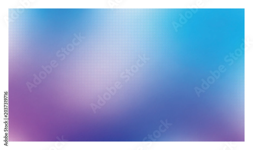 Foto Soft abstract background with purple and blue gradient and dots.