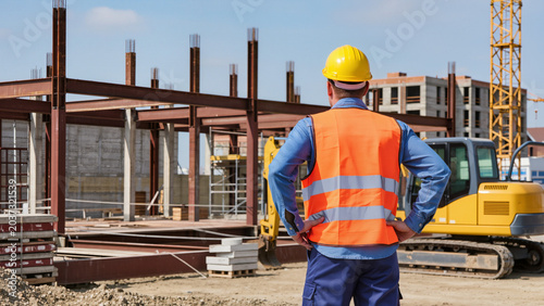 Photos Construction Site Overview
​Engineer Inspecting Progress
​Building Infrastructur