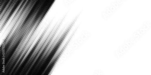 Konstfotografi Dots halftone white and blue color pattern gradient grunge texture background